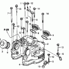 XR650L Крышка головки цилиндров