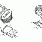 VT750C Цилиндр