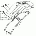 XR650L Заднее крыло
