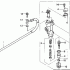 CRF250X Задний тормозной цилидр