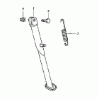 CRF230F Подножка