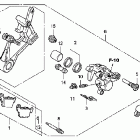 CRF150RB Задний суппорт тормозной