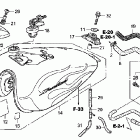 VT750C2 Топливный бак