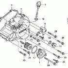 CRF150RB Крышка картера левая