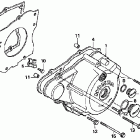 CMX250C Крышка картера левая