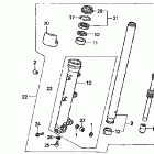 VFR800A Передняя вилка
