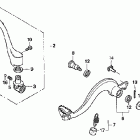 CRF250R Педаль кик стартер