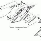 CRF250X Сидение и боковые обтекатели