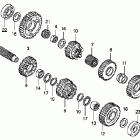 VTX1300C Трансмиссия