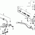CMX250C Главный тормозной цилиндр - передний