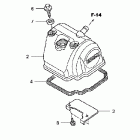 CRF150RB Крышка головки цилиндров