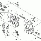 CRF230L Передний тормозной суппорт