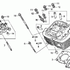 VT750C Передняя головка цилиндров