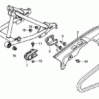CRF70F Маятник-защита цепи
