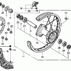 CRF250X Заднее колесо