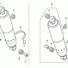 VT750C Задний амортизатор