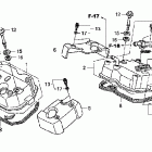 VT750C Крышка головки цилиндров