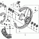 CRF250R Заднее колесо