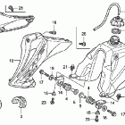 CRF150F Топливный бак