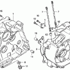 CRF80F Картер двигателя