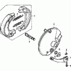 CRF70F Передний тормоз