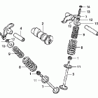 CRF100F Распредвал -клапана