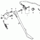 VT750C2F Подножка