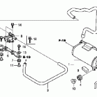 CBR1000RR Адсорбер, системы улавливания паров топлива