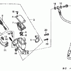CRF150F Главный тормозной цилиндр - передний