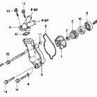 CRF450X Водяной насос