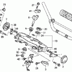 CRF450X Handlebar - top bridge ('08-)