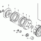 CRF100F Сцепление