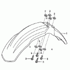 CRF150F Переднее крыло