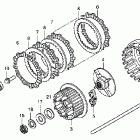 VTX1300C Сцепление