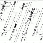CMX250C Передняя вилка