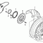 NSA700A Заднее колесо