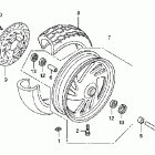 VTX1300C Переднее колесо