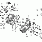 VTX1300T Крышка головки переднего цилиндра