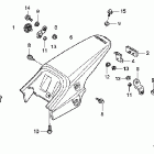 CRF70F Заднее крыло
