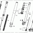 CRF250X Передние аммортизаторы