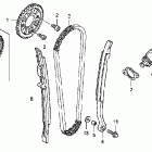 CRF450X Цепь,натяжитель
