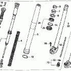 CRF450X Передняя вилка