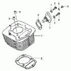 CRF230L Цилиндр
