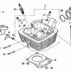 CRF150F Cylinder head ('06-'08)