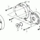 VTX1300C Крышка картера правая