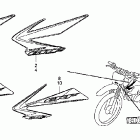 CRF100F Наклейки