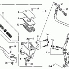 VT750C2F Главный тормозной цилиндр - передний