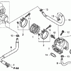 VT750C Впускной коллектор