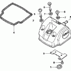 CRF450X Крышка головки цилиндров