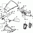 CBR600RA Верхний обтекатель